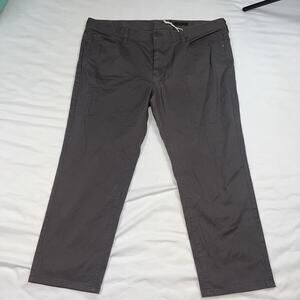 J. Hilburn Pants Mens Size 42 25.5” Inseam Dark Gray 5-Pocket Custom-Made Chinos
